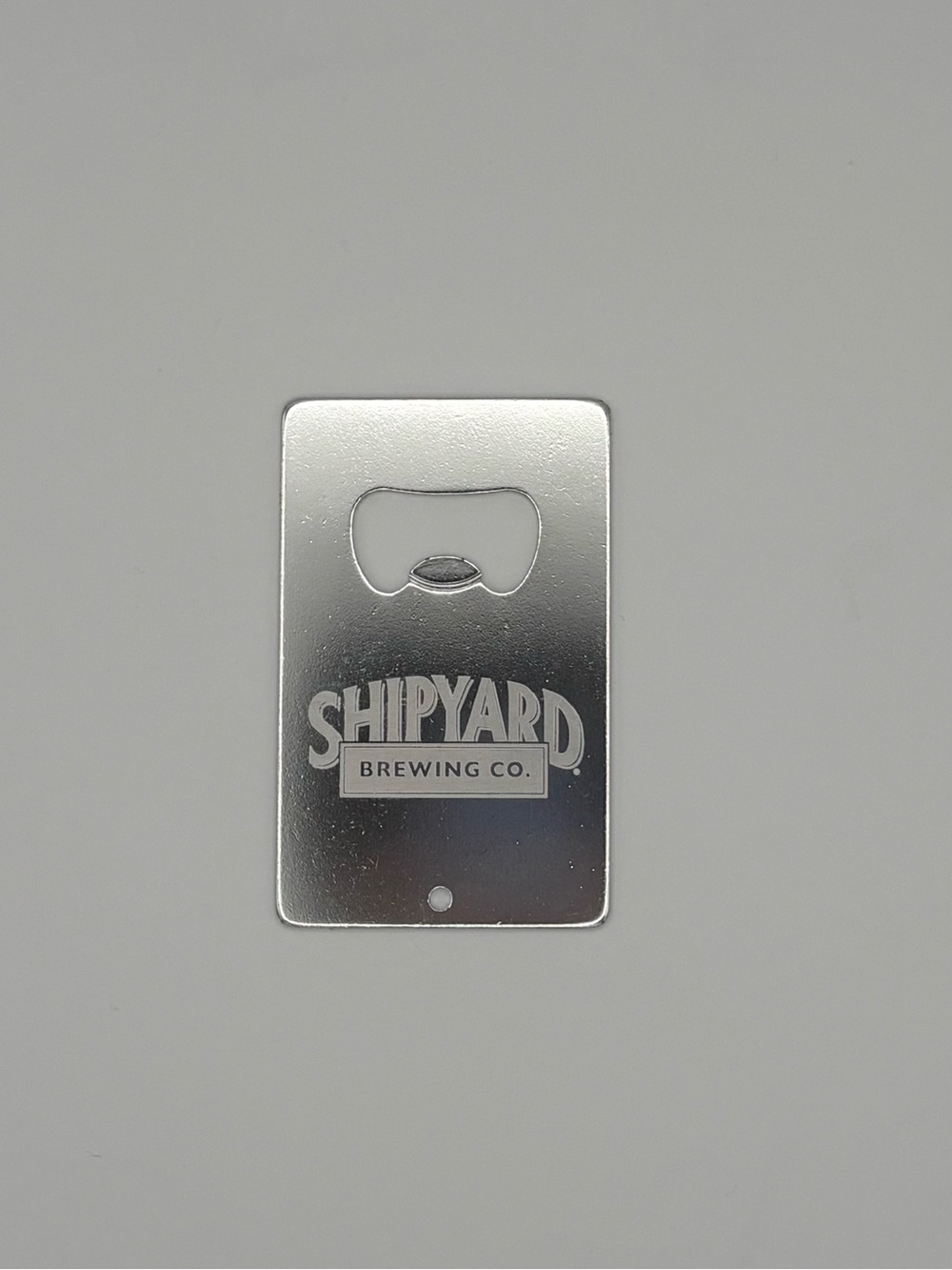 Shipyard Brewing Silver Bottle Opener Card